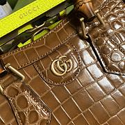 Gucci Diana Small Crocodile Tote Bag Brown 660195 Size 27 cm - 4