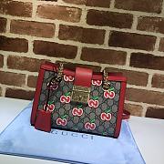Gucci Padlock Small GG Shoulder Bag With Apple 498156 Size 26x18x10 cm - 1