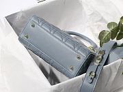 Dior Lady Dior My ABCDIOR Bag SKy Blue M0538 Size 20 cm - 2