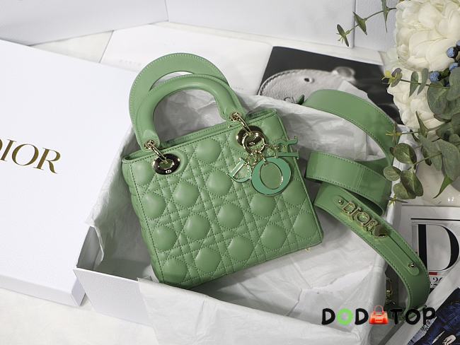 Dior Lady Dior My ABCDIOR Bag Avocado Green M0538 Size 20 cm - 1