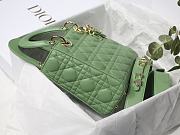 Dior Lady Dior My ABCDIOR Bag Avocado Green M0538 Size 20 cm - 6