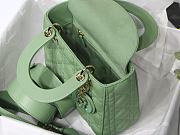 Dior Lady Dior My ABCDIOR Bag Avocado Green M0538 Size 20 cm - 4
