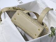 Dior Lady Dior My ABCDIOR Bag Beige M0538 Size 20 cm - 2
