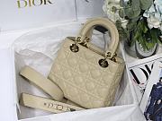 Dior Lady Dior My ABCDIOR Bag Beige M0538 Size 20 cm - 5