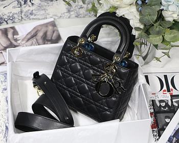 Dior Lady Dior My ABCDIOR Bag Black M0538 Size 20 cm