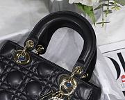 Dior Lady Dior My ABCDIOR Bag Black M0538 Size 20 cm - 3