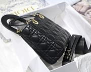 Dior Lady Dior My ABCDIOR Bag Black M0538 Size 20 cm - 5