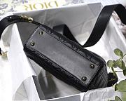 Dior Lady Dior My ABCDIOR Bag Black M0538 Size 20 cm - 4