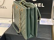 Chanel Large Coco Vintage Timeless Tote Bag Dark Mint A57030 Size 35 cm - 3