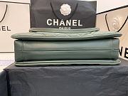 Chanel Large Coco Vintage Timeless Tote Bag Dark Mint A57030 Size 35 cm - 4