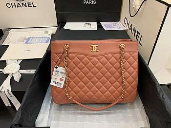 Chanel Large Coco Vintage Timeless Tote Bag Brick A57030 Size 35 cm