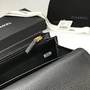 Chanel Long Wallet Black & Gold-tone Metal A80286 Size 19 cm - 4