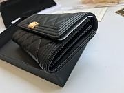 Chanel Long Wallet Black Smooth Leather A80286 Size 19 cm - 6