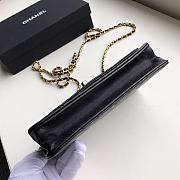 Chanel Wallet On Chain Black A80982 Size 19 x 13.5 x 3.5 cm - 5