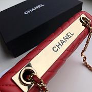 Chanel Wallet On Chain Red A80982 Size 19 x 13.5 x 3.5 cm - 5