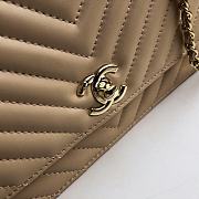 Chanel Wallet On Chain Beige A80982 Size 19 x 13.5 x 3.5 cm - 2