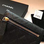 Chanel Small Black Flap Wallet A82288 Size 10.5 x 11.5 x 3 cm - 2