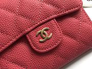 Chanel Small Pink Flap Wallet A82288 Size 10.5 x 11.5 x 3 cm - 2