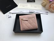 Chanel Small Light Pink Flap Wallet A82288 Size 10.5 x 11.5 x 3 cm - 5