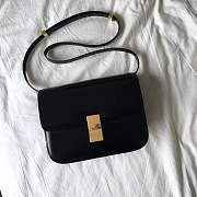 Celine Medium Classic Bag Black 189173 Size 24 x 18 x 7 cm - 1