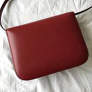 Celine Medium Classic Bag Red 189173 Size 24 x 18 x 7 cm - 4