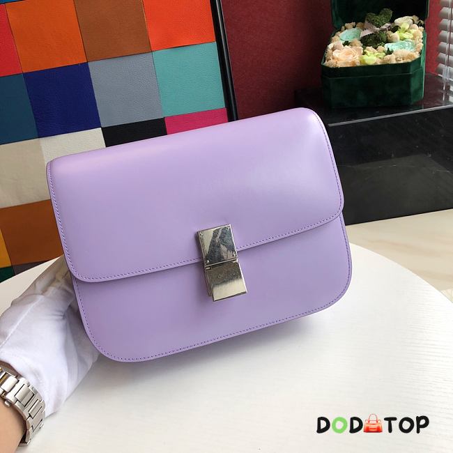 Celine Medium Classic Bag Taro Purple 189173 Size 24 x 18 x 7 Cm - 1