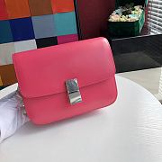 Celine Medium Classic Bag Punch Pink 189173 Size 24 x 18 x 7 cm - 1