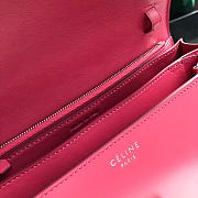 Celine Medium Classic Bag Punch Pink 189173 Size 24 x 18 x 7 cm - 4