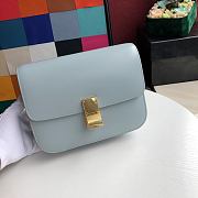 Celine Medium Classic Bag Light Blue 189173 Size 24 x 18 x 7 cm - 1