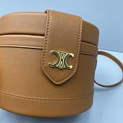 Celine Medium Tambour Bag Smooth Calfskin 195193 Size 17 X 12 X 17 Cm - 6