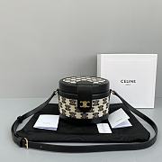 Celine Medium Tambour Bag Triomphe 195192 Size 17 x 12 x 17 cm - 1