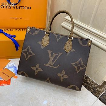 Louis Vuitton Onthego MM Monogram Reverse M45039 Size 32 cm