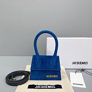 Jacquemus Chiquito Suede Blue 213BA01 Size 12 Cm - 1