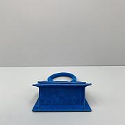 Jacquemus Chiquito Suede Blue 213BA01 Size 12 Cm - 5