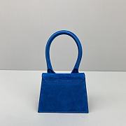 Jacquemus Chiquito Suede Blue 213BA01 Size 12 Cm - 3