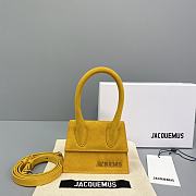 Jacquemus Chiquito Suede Yellow 213BA01 Size 12 Cm - 1