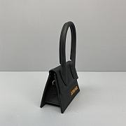 Jacquemus Chiquito Grain Leather Black 213BA01 Size 12 Cm - 6