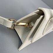 Jacquemus Chiquito Grain Leather White 213BA01 Size 12 Cm - 4
