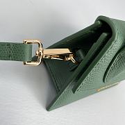 Jacquemus Chiquito Grain Leather Emerald Green 213BA01 Size 12 Cm - 6