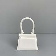 Jacquemus Chiquito Smooth Leather White 213BA01 Size 12 Cm - 6
