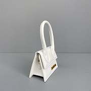 Jacquemus Chiquito Smooth Leather White 213BA01 Size 12 Cm - 5
