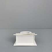 Jacquemus Chiquito Smooth Leather White 213BA01 Size 12 Cm - 4