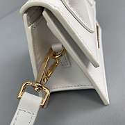 Jacquemus Chiquito Smooth Leather White 213BA01 Size 12 Cm - 3