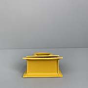 Jacquemus Chiquito Smooth Leather Yellow 213BA01 Size 12 Cm - 5