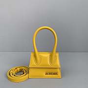 Jacquemus Chiquito Smooth Leather Yellow 213BA01 Size 12 Cm - 3