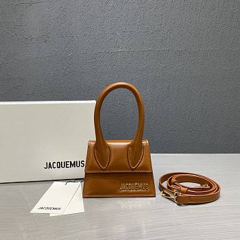 Jacquemus Chiquito Smooth Leather Brown 213BA01 Size 12 Cm