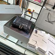 Balenciaga Hourglass Top Handle Bag Black Size 23 & Size 19 cm - 5
