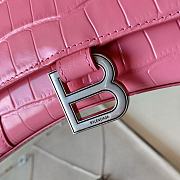 Balenciaga Hourglass Top Handle Bag Pink Size 23 & Size 19 cm - 6
