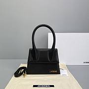 Jacquemus Le Grand Chiquito Smooth Leather Black 213BA03 Size 24 cm - 1