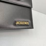 Jacquemus Le Grand Chiquito Smooth Leather Black 213BA03 Size 24 cm - 2